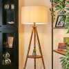 Flemming floor lamp brown, Ecru, black, 1-light source