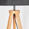 Flemming floor lamp Dark wood, black, 1-light source