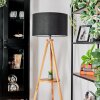 Flemming floor lamp Ecru, black, 1-light source