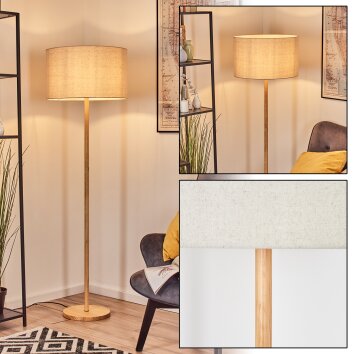 Flemming floor lamp Ecru, 1-light source