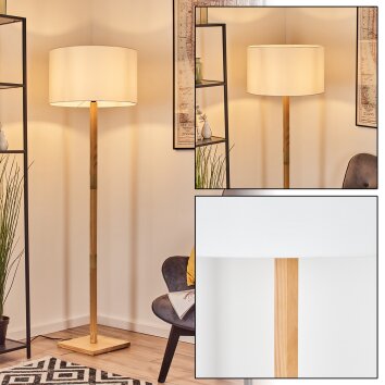 Flemming floor lamp Ecru, 1-light source