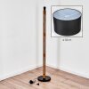 Flemming floor lamp brown, Ecru, black, 1-light source