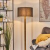 Flemming floor lamp brown, Ecru, black, 1-light source