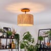 Granja ceiling light Ecru, black, 1-light source