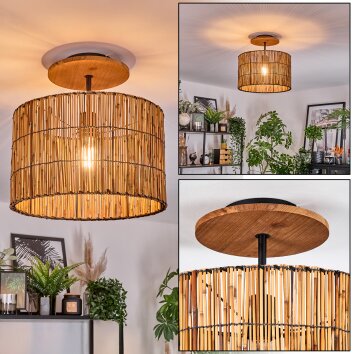 Cando ceiling light Ecru, black, 1-light source