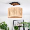 Granja ceiling light Ecru, black, 1-light source
