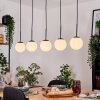 Gastor hanging light, globe light, pendant light white, 5-light sources