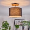 Bassagoda ceiling light Ecru, black, 1-light source