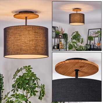 Bassagoda ceiling light Ecru, black, 1-light source