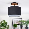 Bassagoda ceiling light Ecru, black, 1-light source