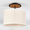 Bassagoda ceiling light Ecru, black, 1-light source