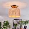 Granja ceiling light Ecru, black, 1-light source