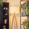 Flemming floor lamp Ecru, black, 1-light source