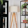 Flemming floor lamp Ecru, black, 1-light source