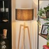 Flemming floor lamp Ecru, black, 1-light source
