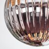 Chehalis ceiling light, globe light Amber, Smoke-coloured, 5-light sources