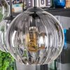Koyoto hanging light, globe light, pendant light Amber, clear, Smoke-coloured, 6-light sources
