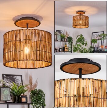 Cando ceiling light Ecru, black, 1-light source