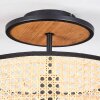 Ramila ceiling light Ecru, black, 1-light source