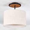 Bassagoda ceiling light Ecru, black, 1-light source