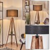 Flemming floor lamp Ecru, black, 1-light source