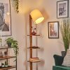 Venor floor lamp dark brown, Ecru, black, 1-light source