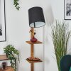 Venor floor lamp dark brown, Ecru, black, 1-light source