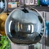 Koyoto hanging light, globe light, pendant light blue, gold, green, coppery, 6-light sources