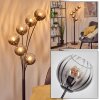 Koyoto floor lamp 40 cm clear, Smoke-coloured, 6-light sources