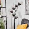 Koyoto floor lamp 40 cm clear, Smoke-coloured, 6-light sources