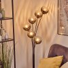 Koyoto floor lamp 40 cm clear, Smoke-coloured, 6-light sources