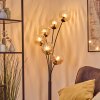 Koyoto floor lamp 40 cm Amber, clear, 6-light sources