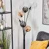 Koyoto floor lamp 40 cm Amber, clear, Smoke-coloured, 6-light sources