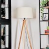 Flemming floor lamp Ecru, black, 1-light source