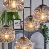 Ripoll ceiling light, globe light clear, Smoke-coloured, 5-light sources