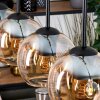 Koyoto hanging light, globe light, pendant light Ecru, black, 5-light sources