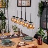 Koyoto hanging light, globe light, pendant light Ecru, black, 5-light sources