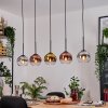 Koyoto hanging light, globe light, pendant light Ecru, black, 5-light sources