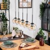 Koyoto hanging light, globe light, pendant light Ecru, black, 5-light sources