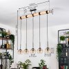 Koyoto hanging light, globe light, pendant light Ecru, black, 5-light sources