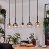 Koyoto hanging light, globe light, pendant light Ecru, black, 5-light sources