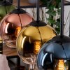 Koyoto hanging light, globe light, pendant light Ecru, black, 5-light sources