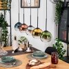 Koyoto hanging light, globe light, pendant light Ecru, black, 5-light sources