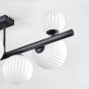 Chehalis ceiling light, globe light white, 8-light sources