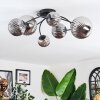 Chehalis ceiling light, globe light Smoke-coloured, 6-light sources