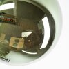 Chehalis ceiling light, globe light 56 cm blue, green, coppery, 6-light sources