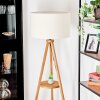 Flemming floor lamp Dark wood, black, 1-light source