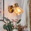 Saire wall light, wall spotlight chrome, brass, 1-light source