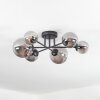 Chehalis ceiling light, globe light 20 cm Smoke-coloured, 6-light sources