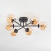 Chehalis ceiling light, globe light 18 cm Amber, 6-light sources